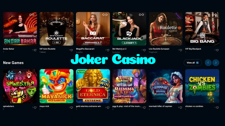 available types of Joker Casino bet including pre-match live express and system bets